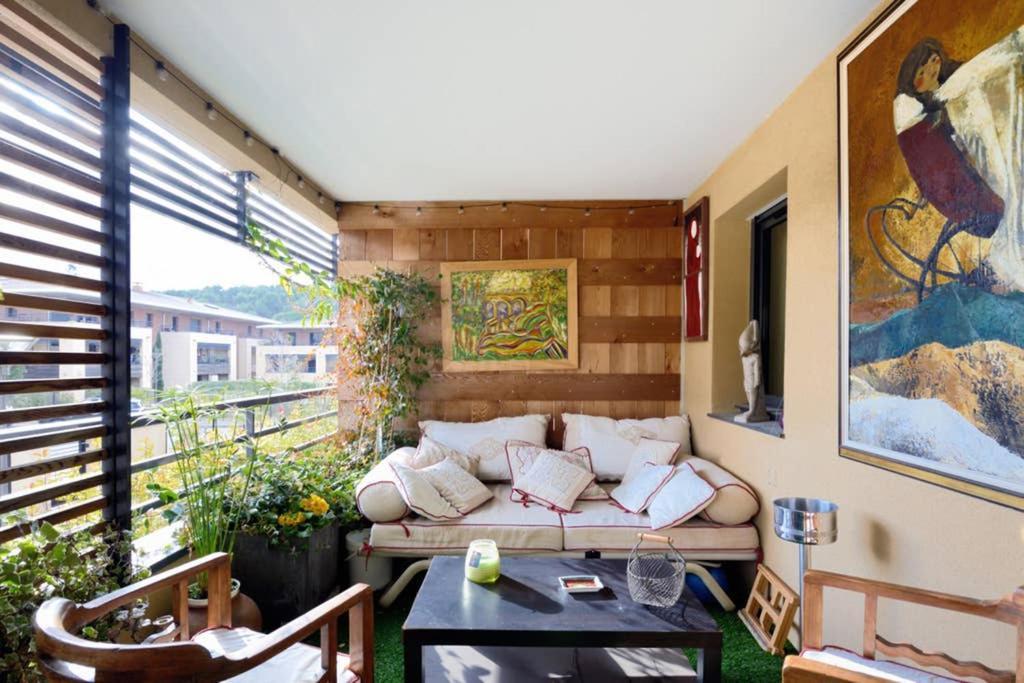 Le Precieux - Superbe Appart Confort Avec Grande Terrasse De 25M2 - Parking Prive Proche Centre Ville D'Aix En Provence - Hopital Hpp - Creps 普罗旺斯地区艾克斯 外观 照片